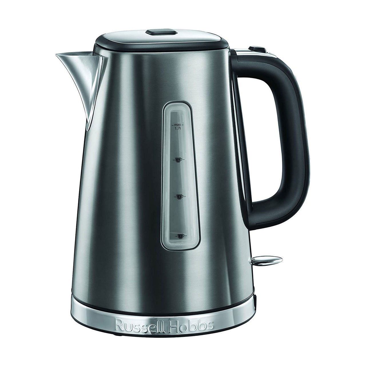 Russell Hobbs Stainless Steel Quiet Boil Kettle Black 20462