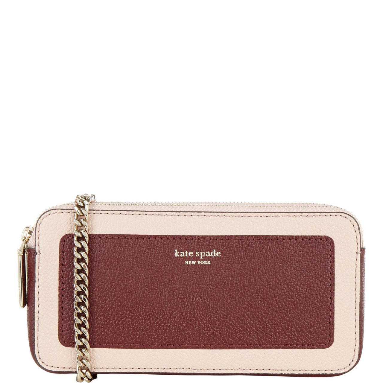 KATE SPADE NEW YORK Margaux Colourblock Double Mini Crossbody Bag 626 CHERRYWOOD MULTI