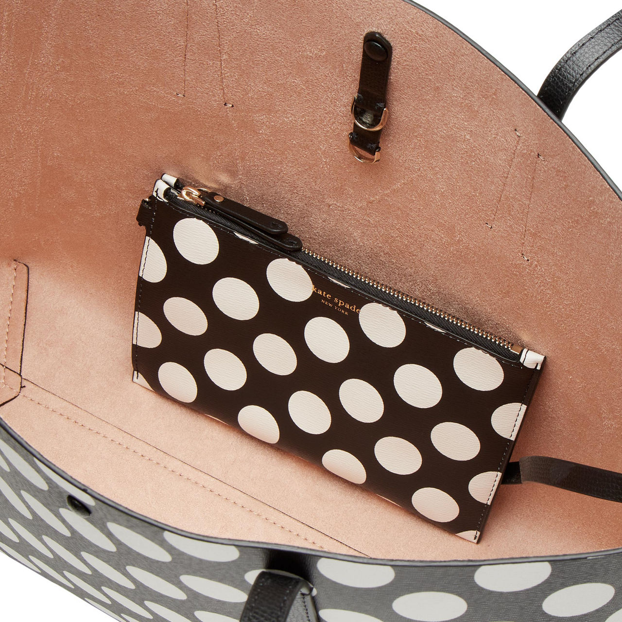 Kate spade polka dot tote best sale