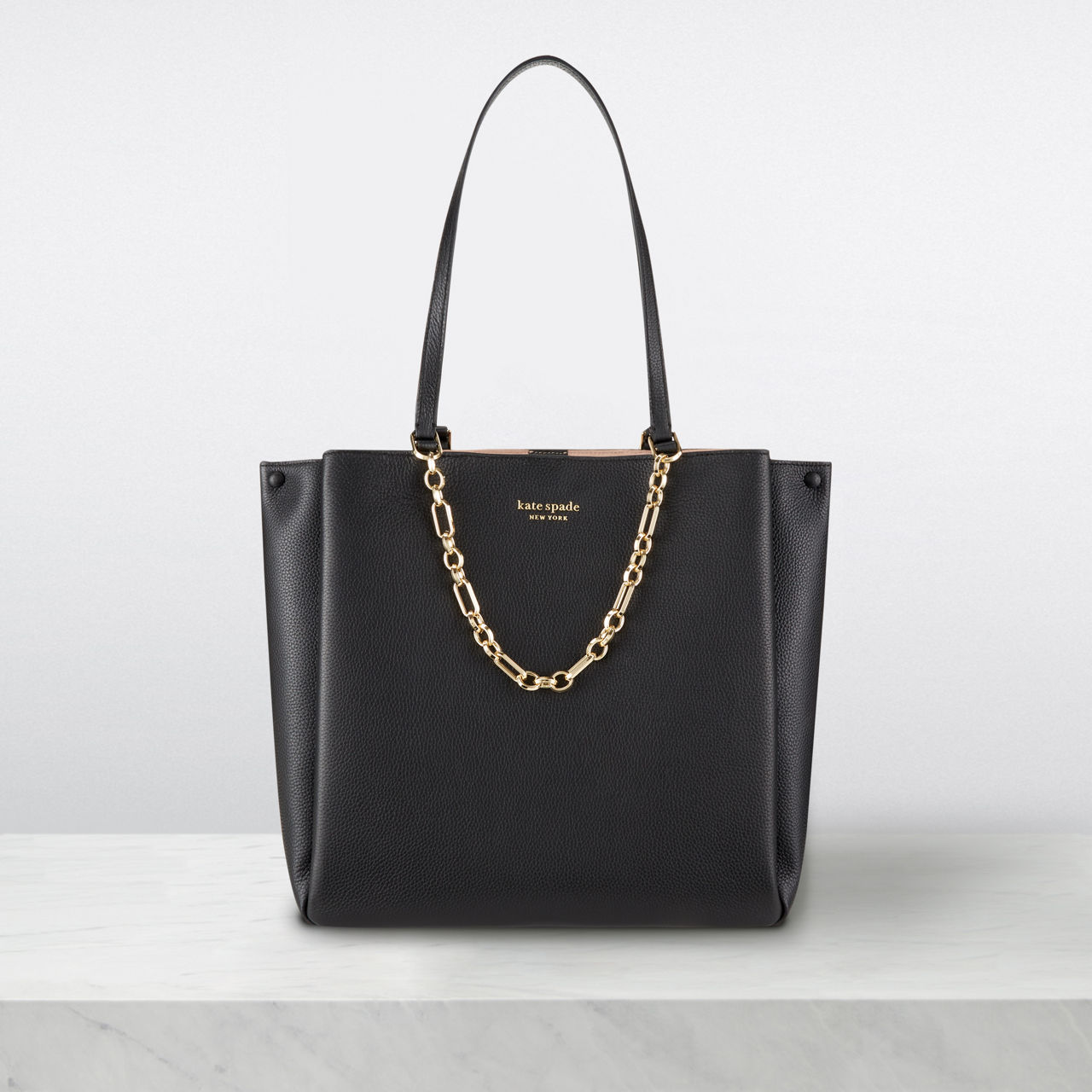 Large leather carlyle online tote