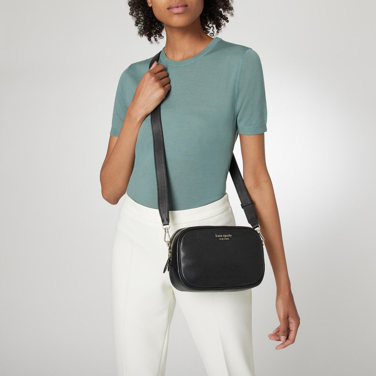 KATE SPADE NEW YORK Astrid Leather Camera Bag