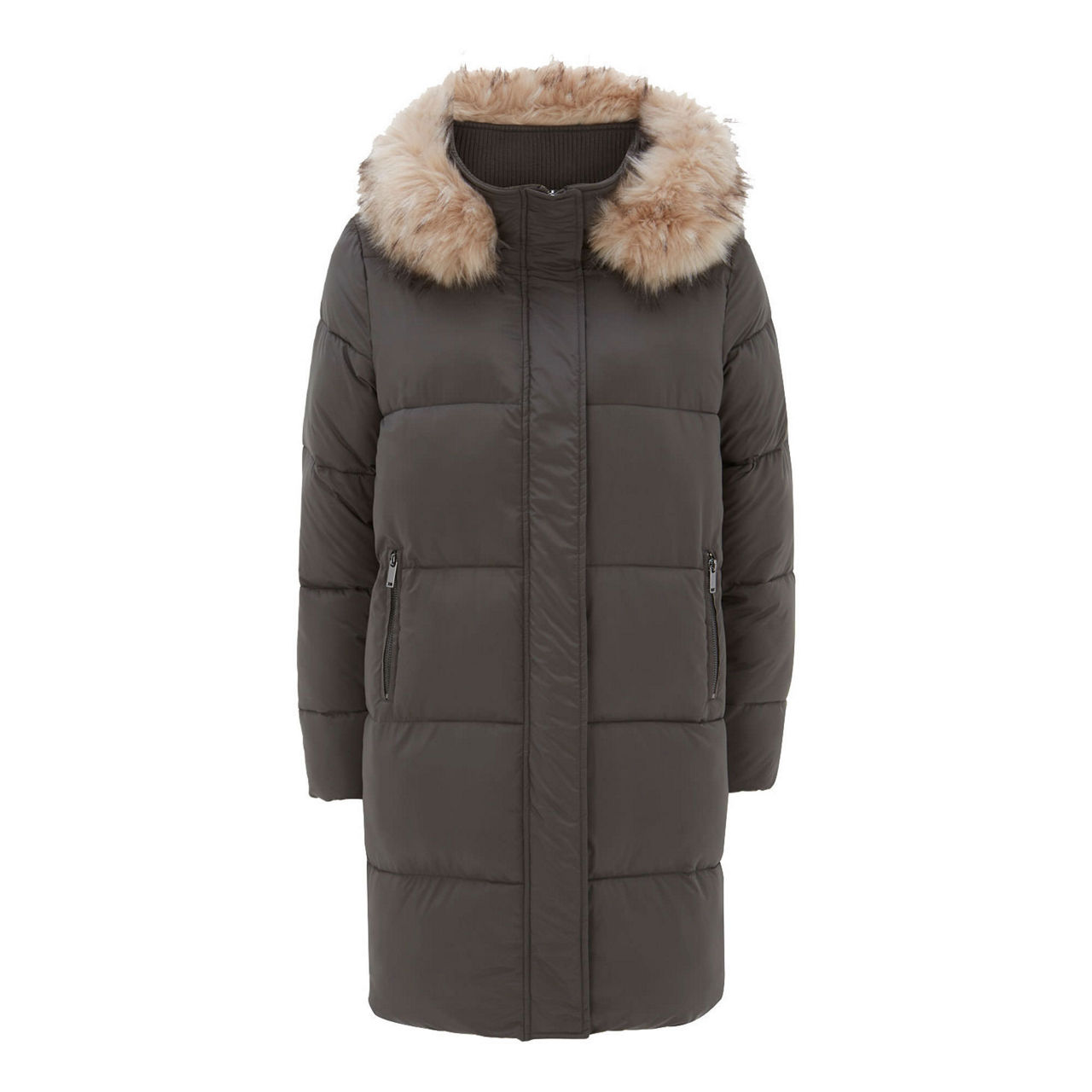 Mint velvet navy padded light clearance parka