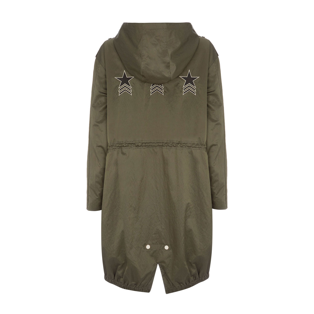 Mint velvet grey outlet parka