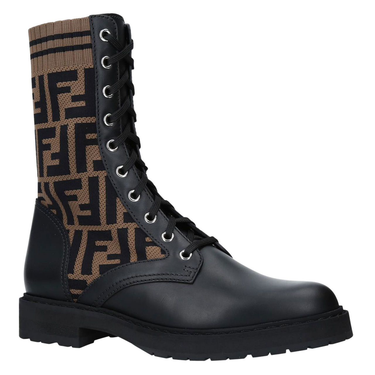 Fendi lace up boots on sale