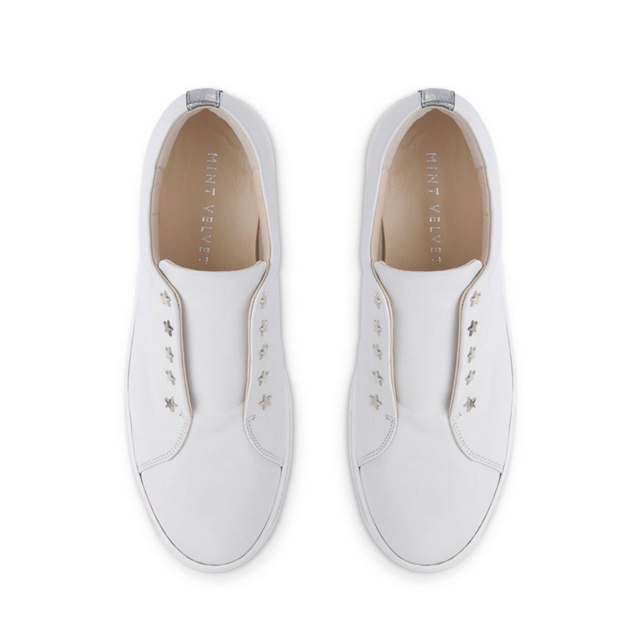 Mint velvet clearance white star trainers