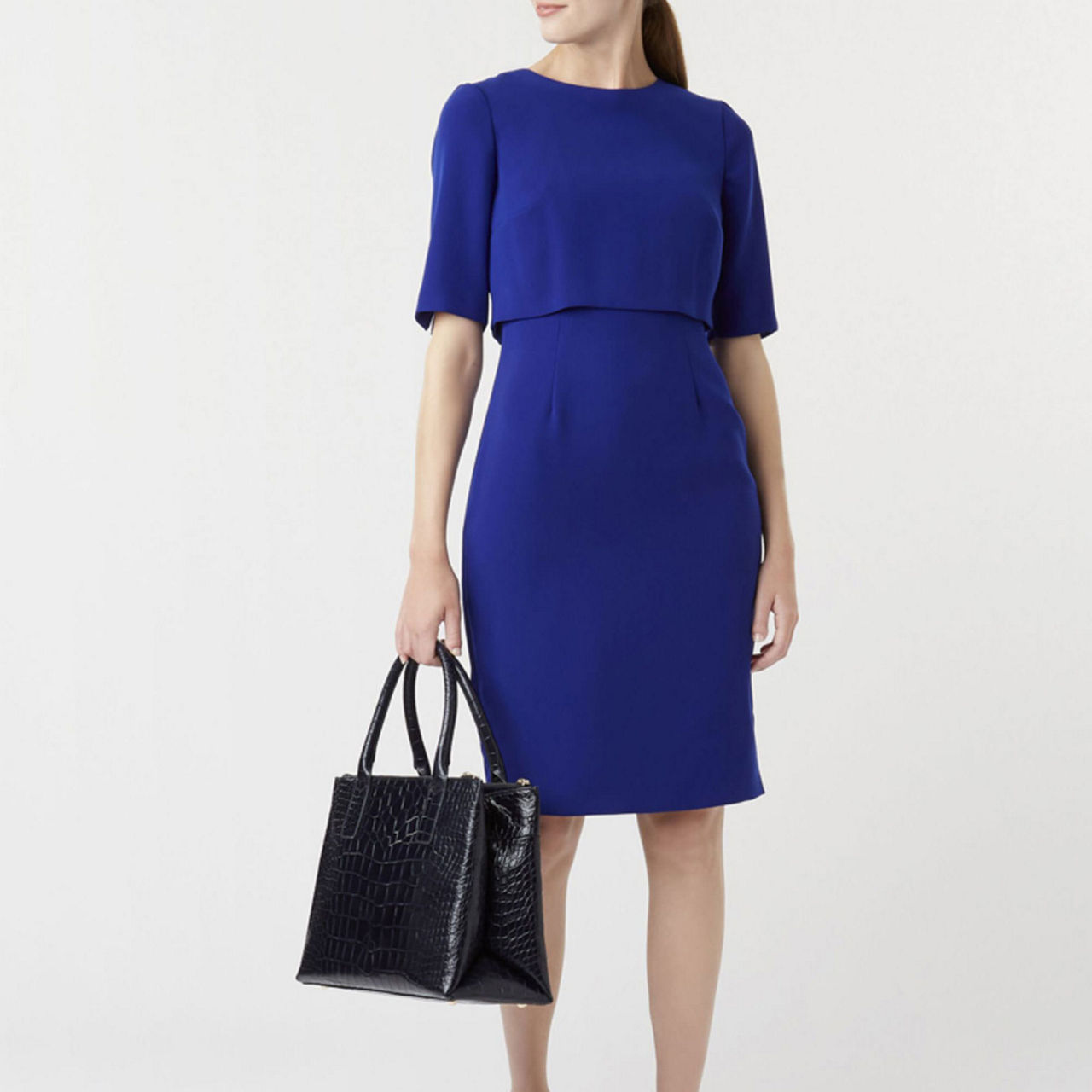 HOBBS Lariss Dress Blue