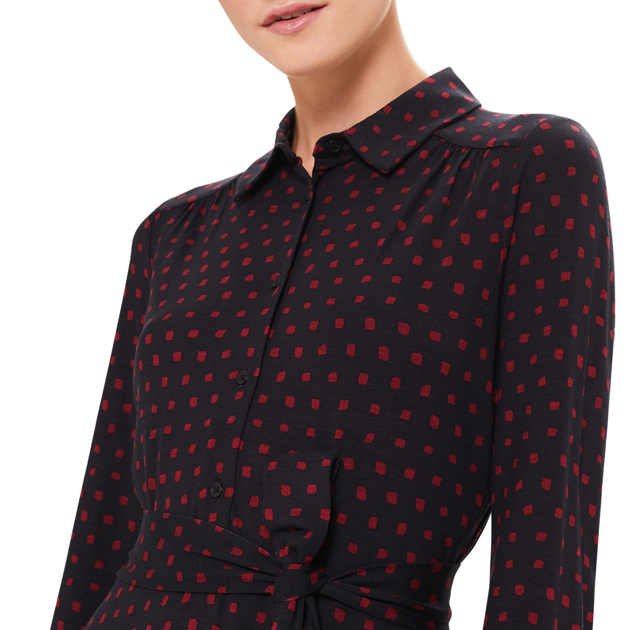 HOBBS Lucinda Spot Dress