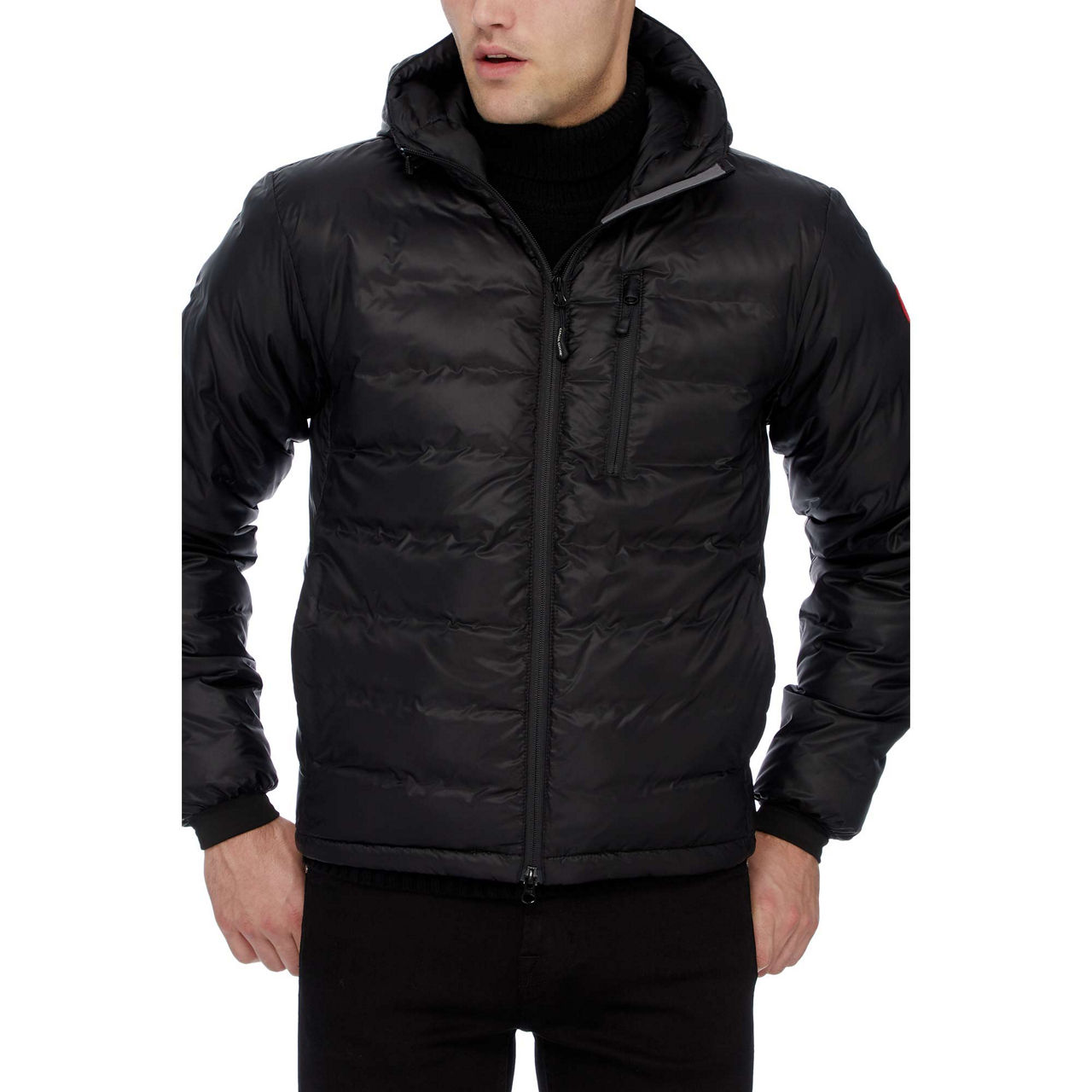 CANADA GOOSE Lodge Hooded Jacket Black