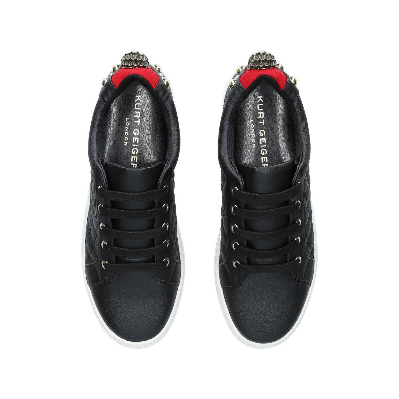 Kurt geiger ludo trainers black deals