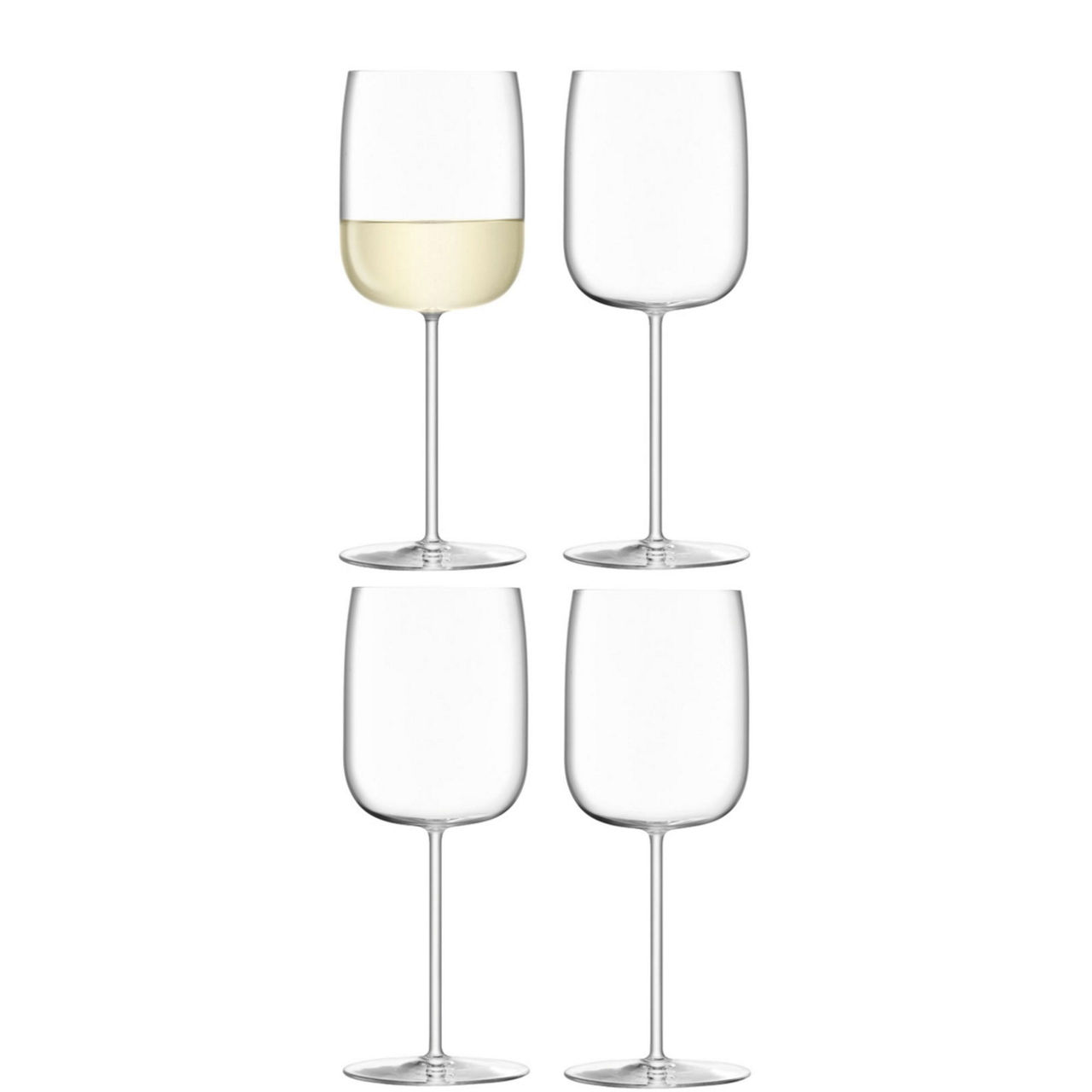 LSA International Set of 6 Borough Wine Glasses (450ml)