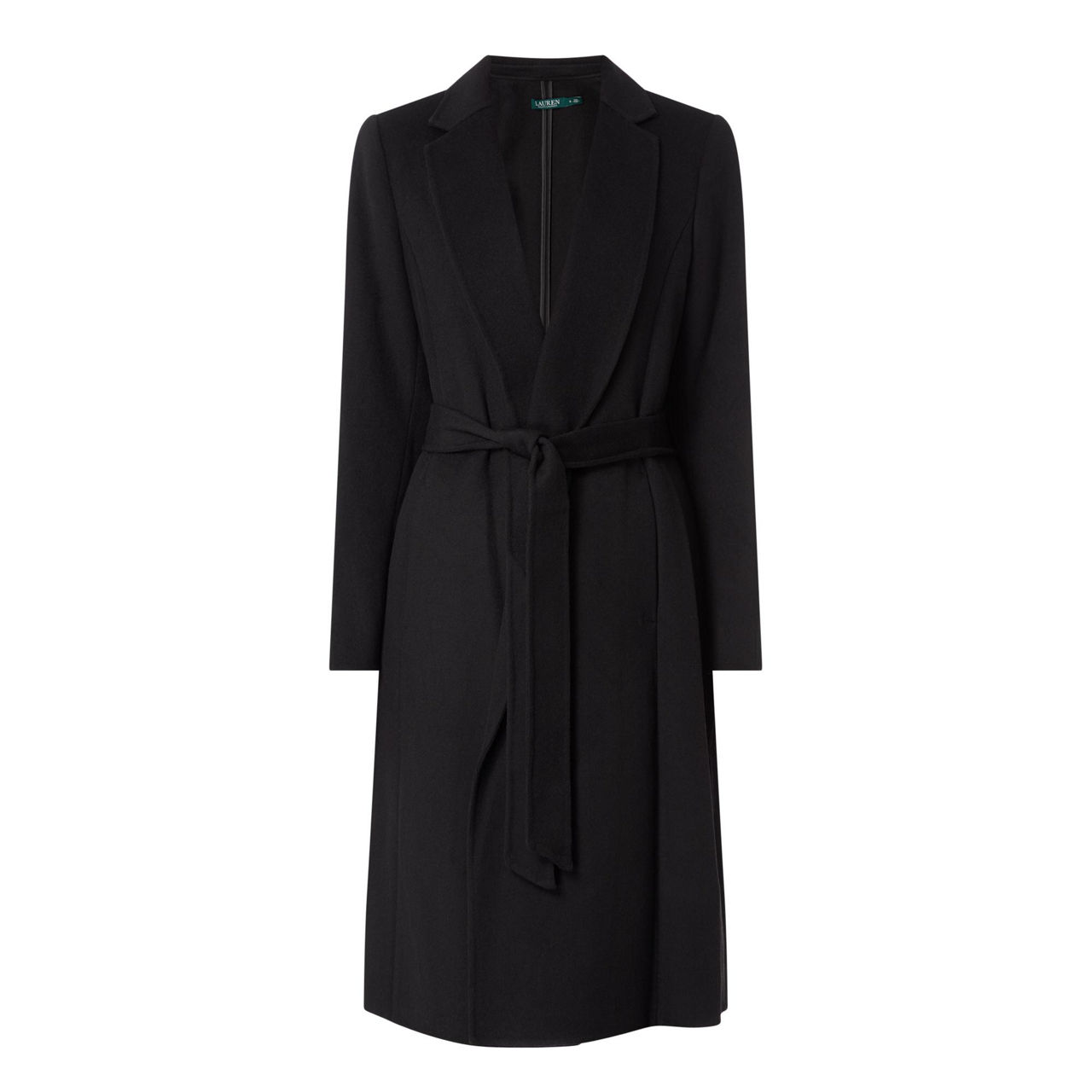 Wool blend wrap coat hotsell