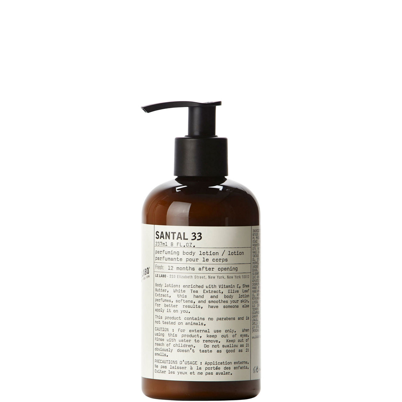 Santal 33 le 2025 labo body lotion