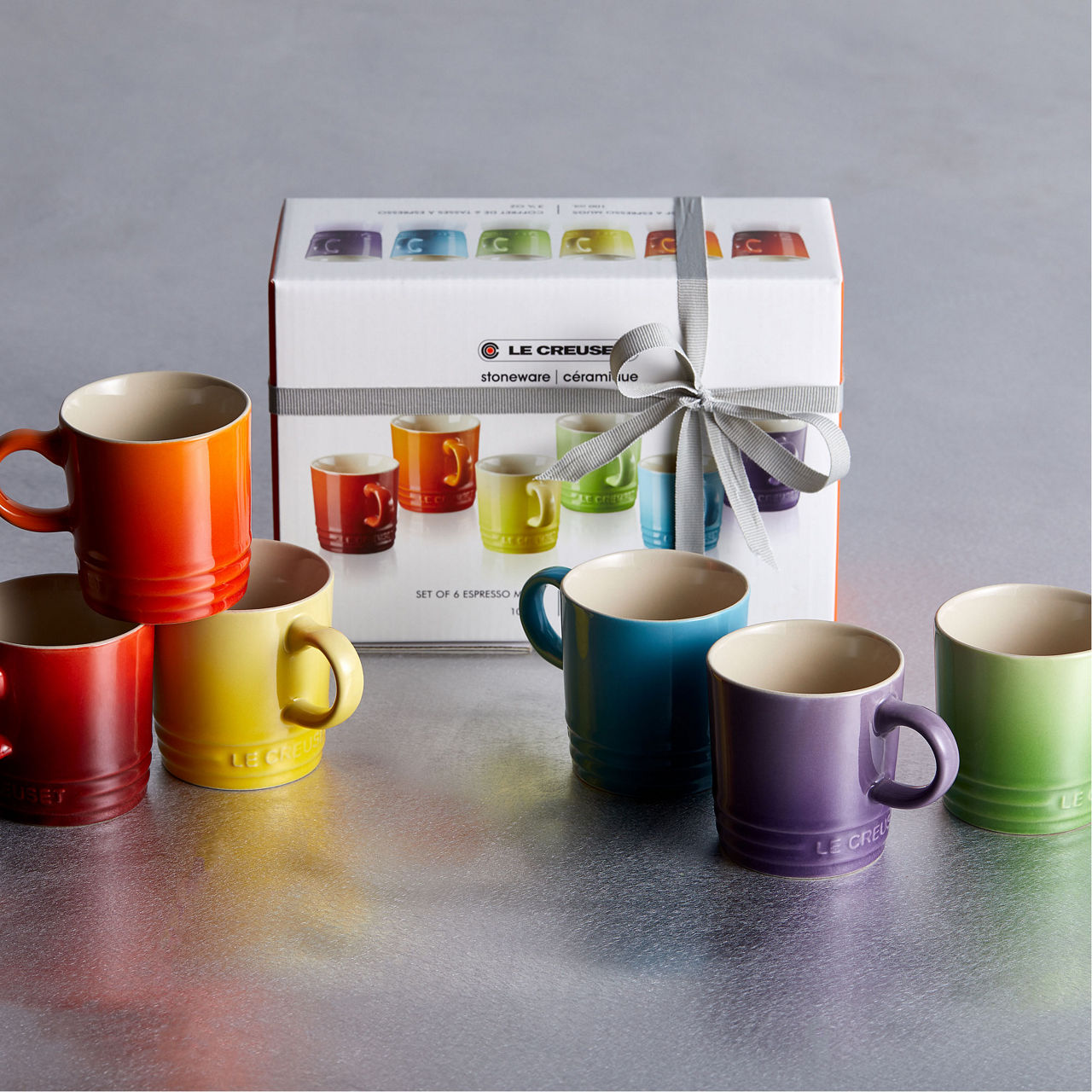 Le creuset espresso cups set best sale