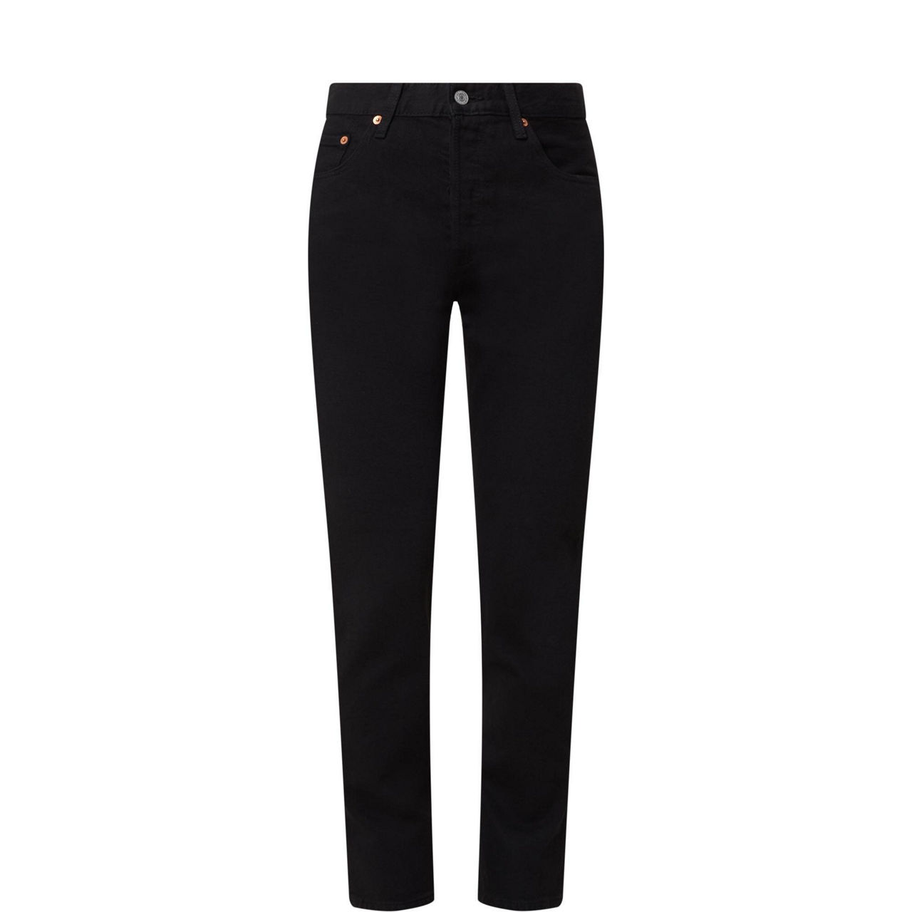 LEVIS 501 Crop High Rise Straight Leg Jeans