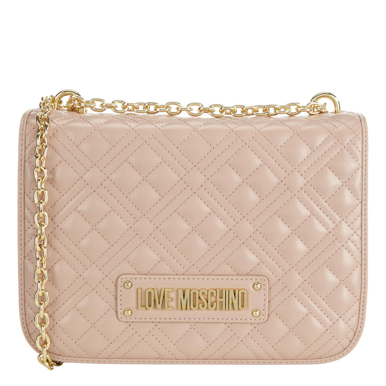 LOVE MOSCHINO Quilted Flap Shoulder Bag