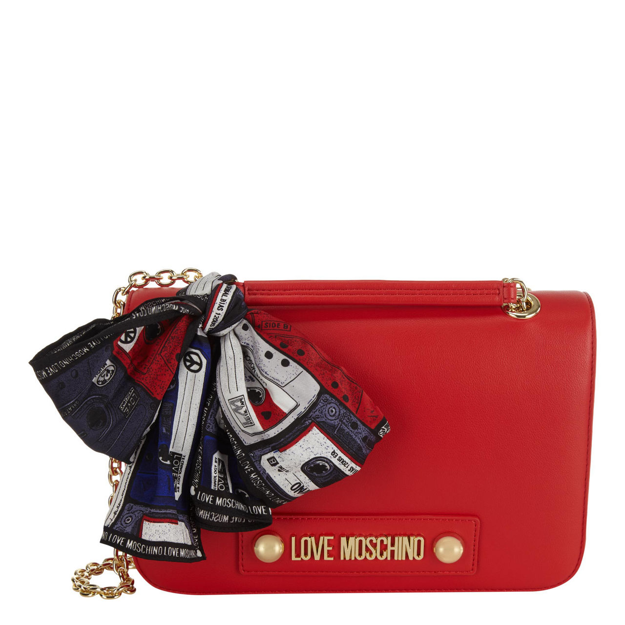 Love moschino shoulder bag with scarf hotsell