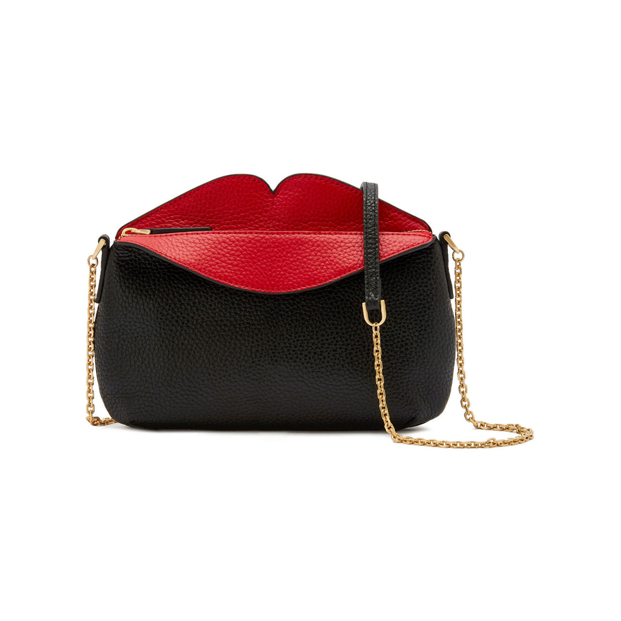 LULU GUINNESS Cleo Peekaboo Lip Crossbody Bag