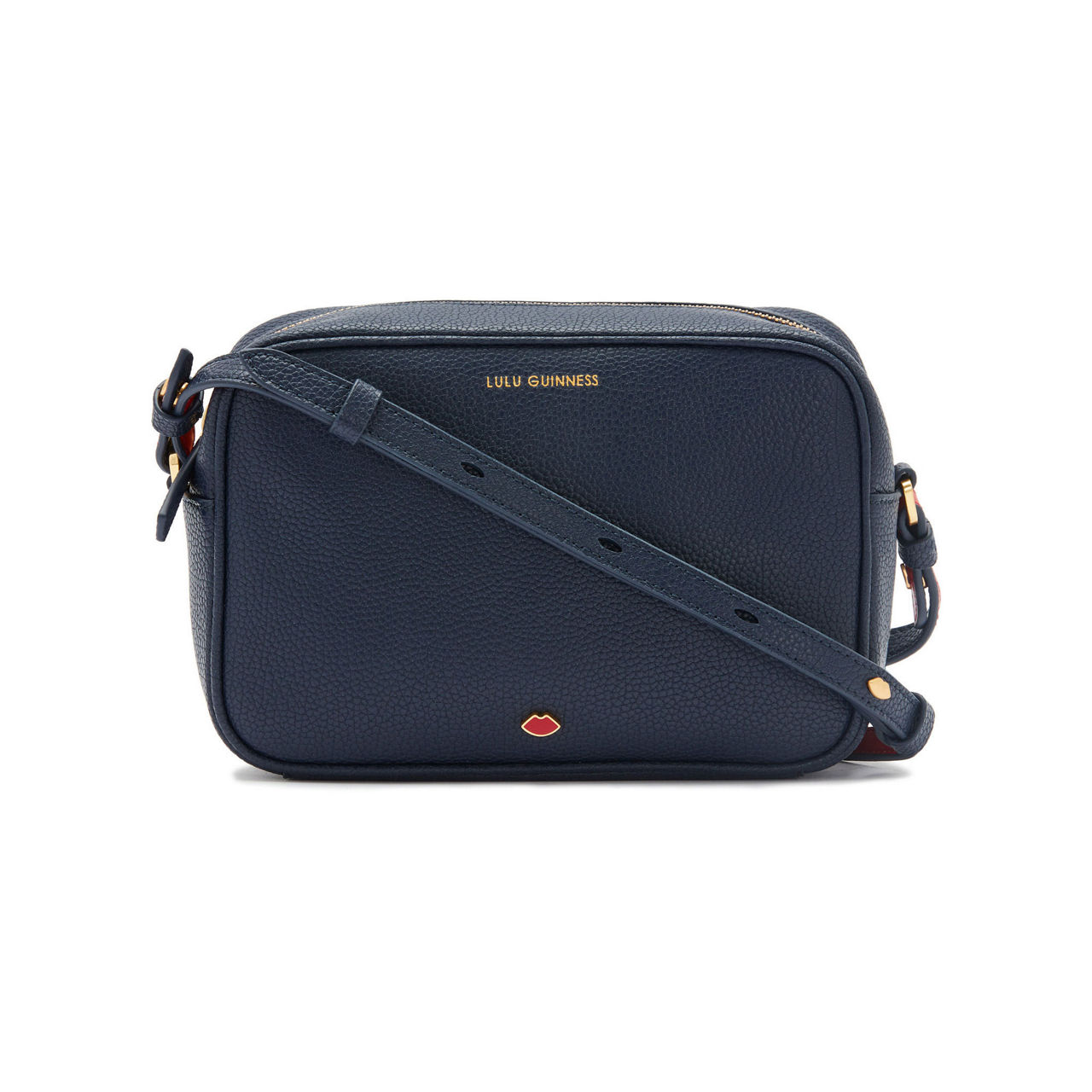 LULU GUINNESS Patsy Camera Bag Navy