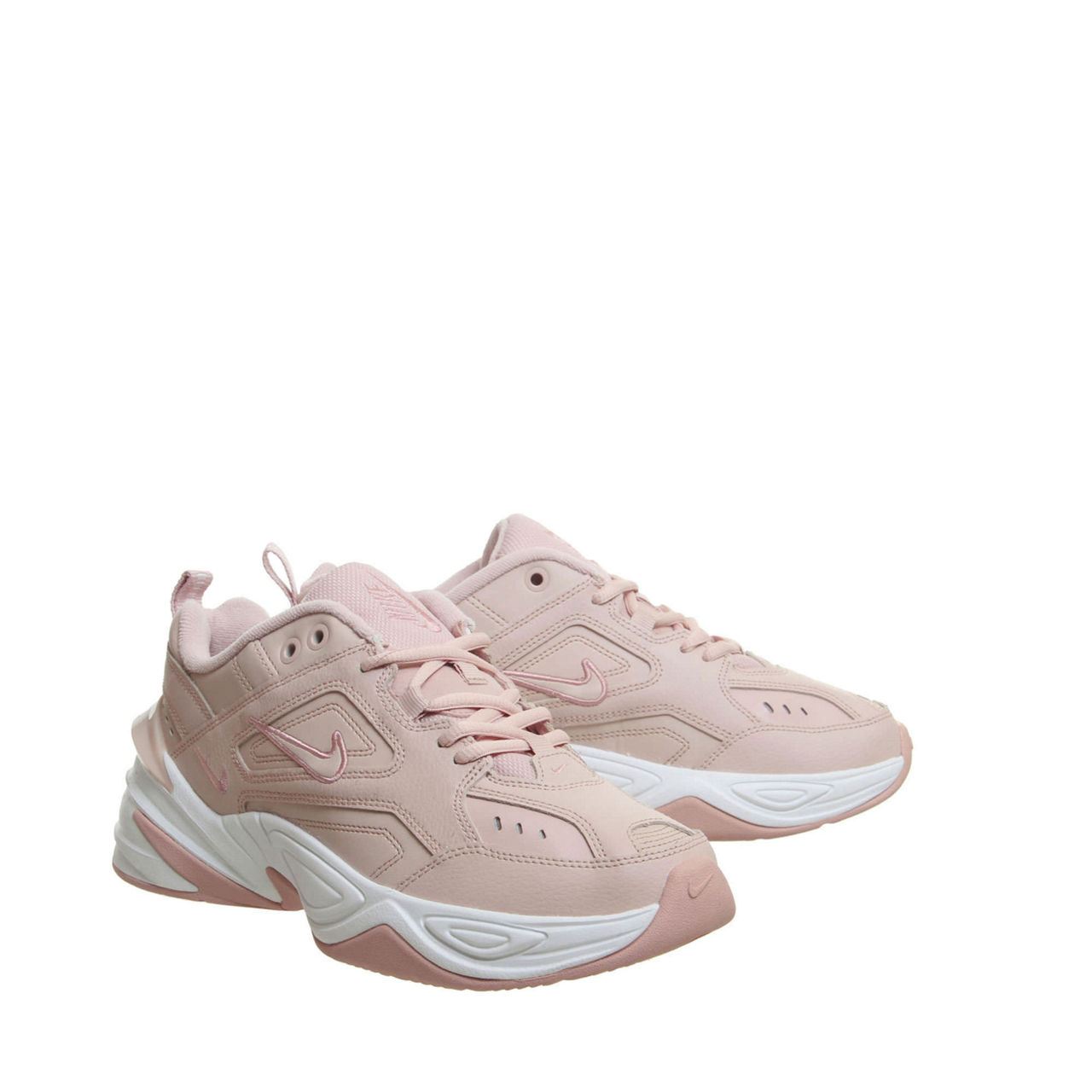 Nike pale pink store m2k tekno trainers