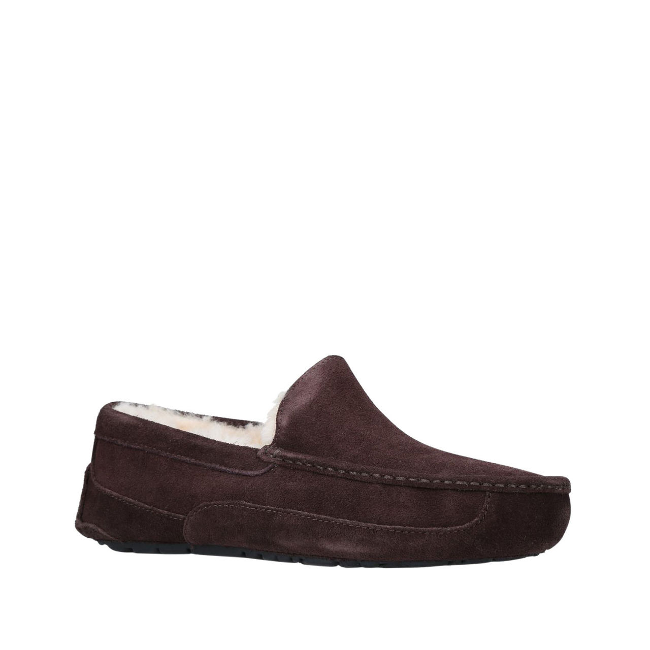 Mens ugg ascot 2025 leather slippers on sale