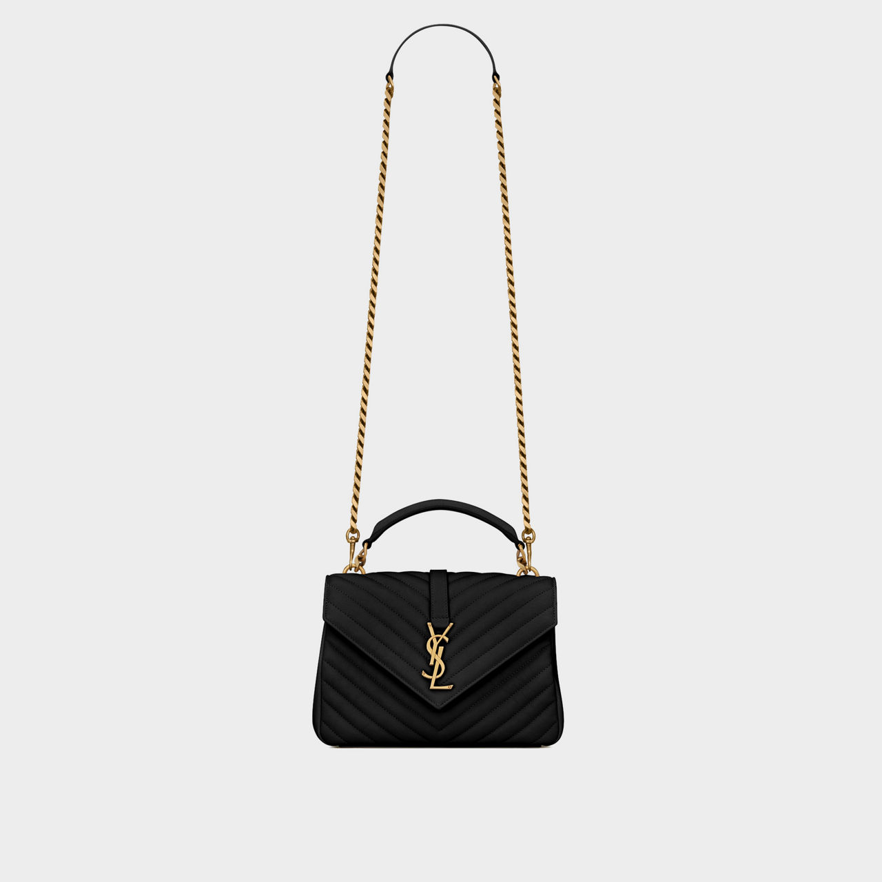 Saint laurent medium hot sale collège monogram shoulder bag