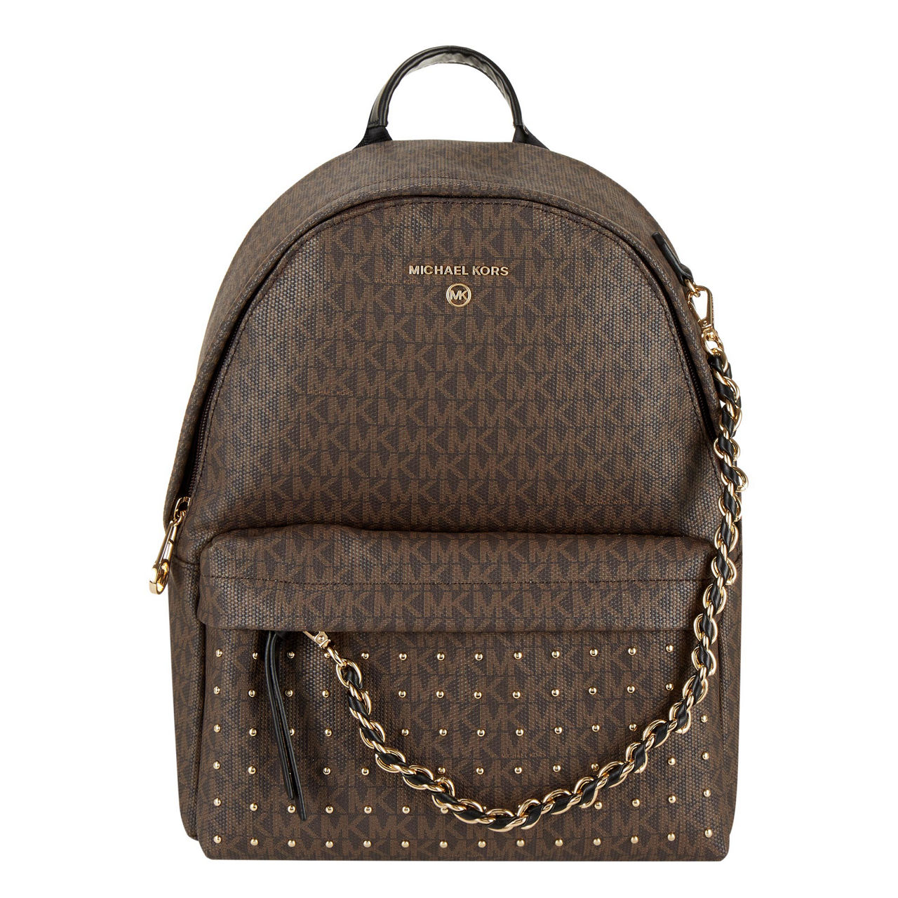 Mk backpack outlet brown