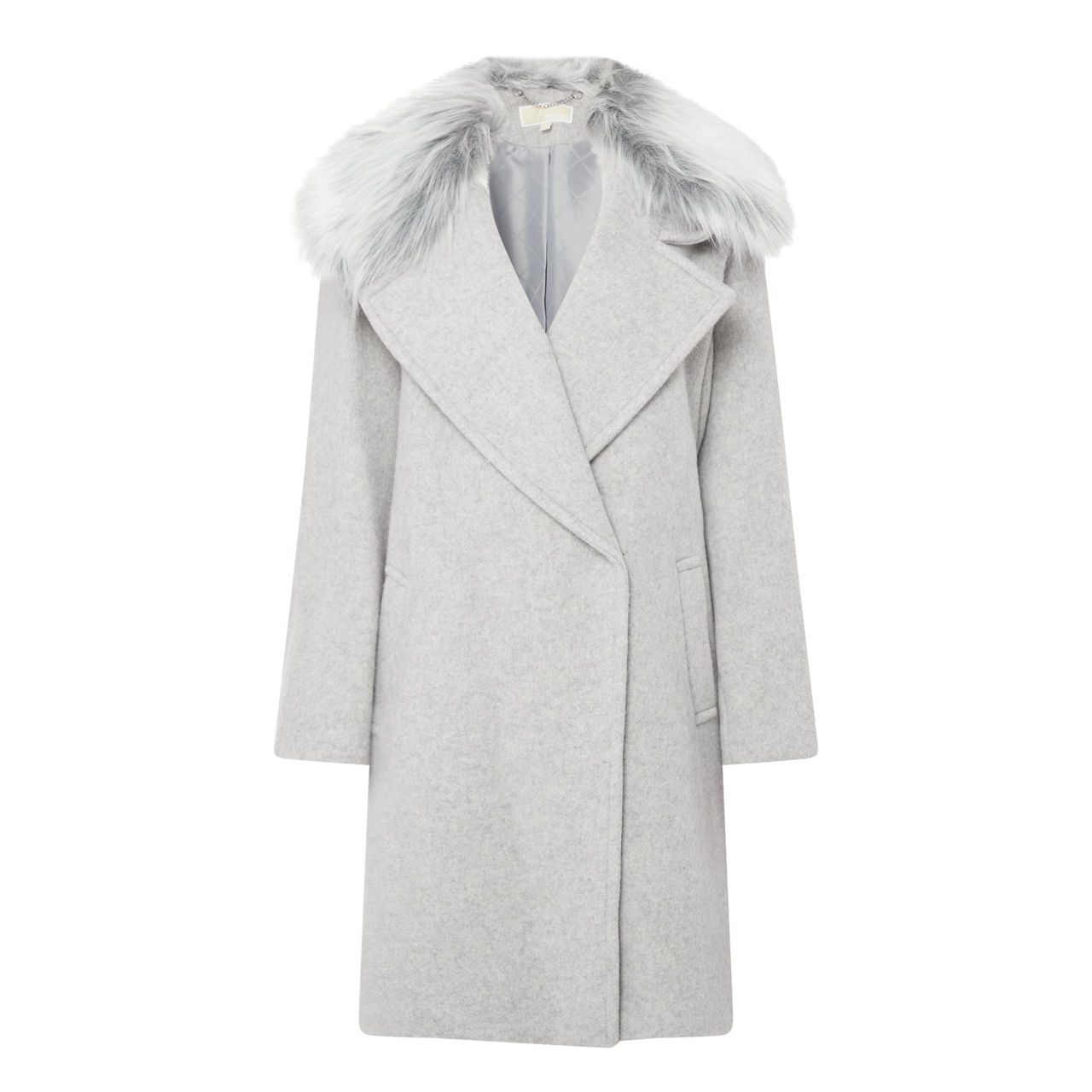 Mk faux fur coat sales