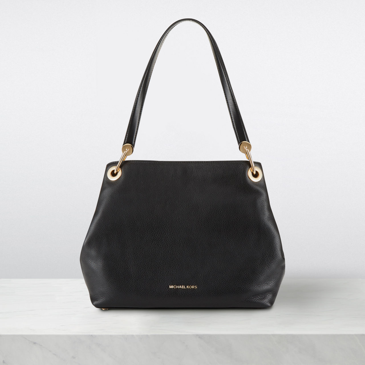 Michael kors raven shop leather shoulder bag