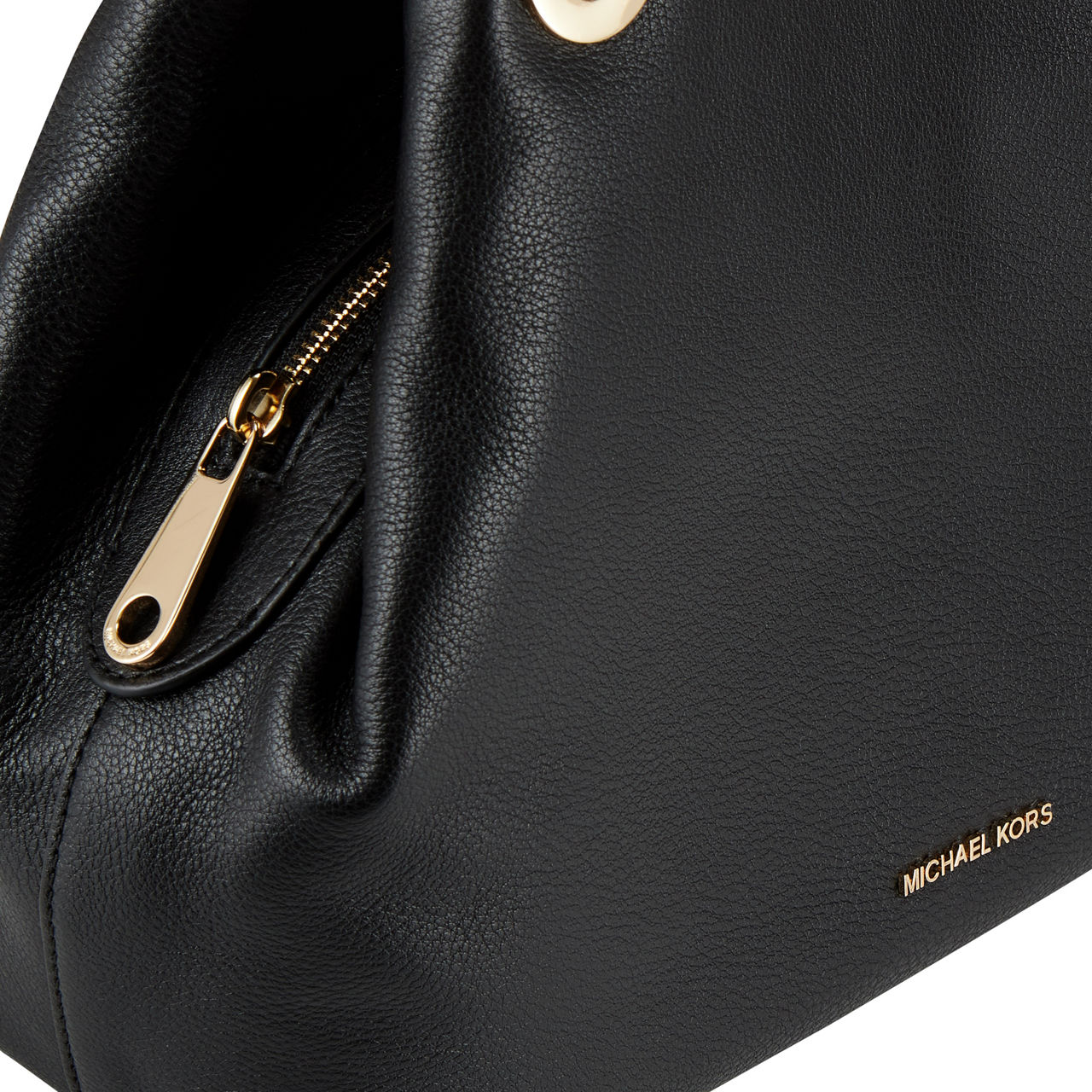 Michael kors raven shop large leather shoulder bag