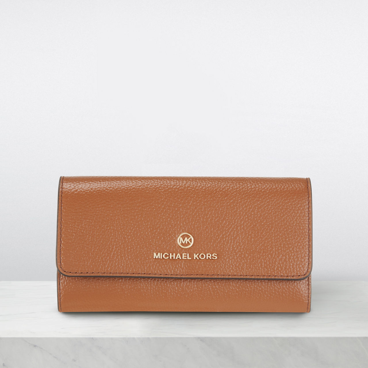 Michael kors clearance brown leather wallet