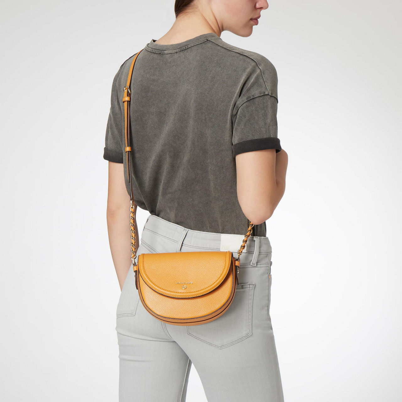 Michael kors half dome signature outlet crossbody