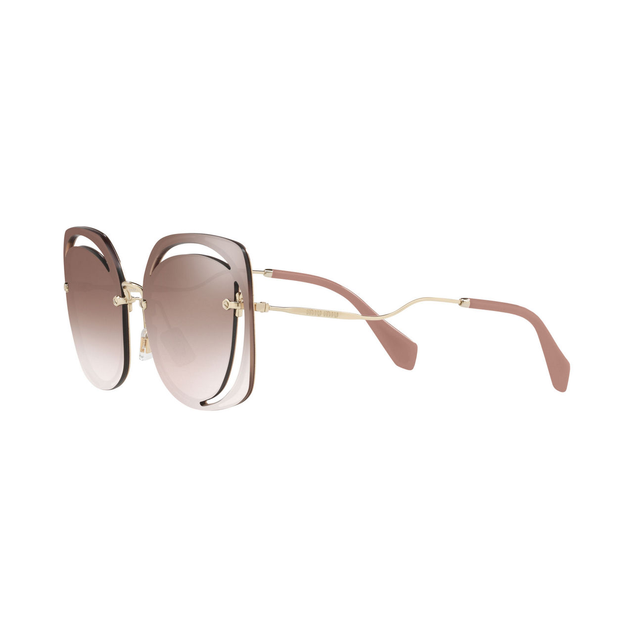 MIU MIU MU 54SS Irregular Sunglasses