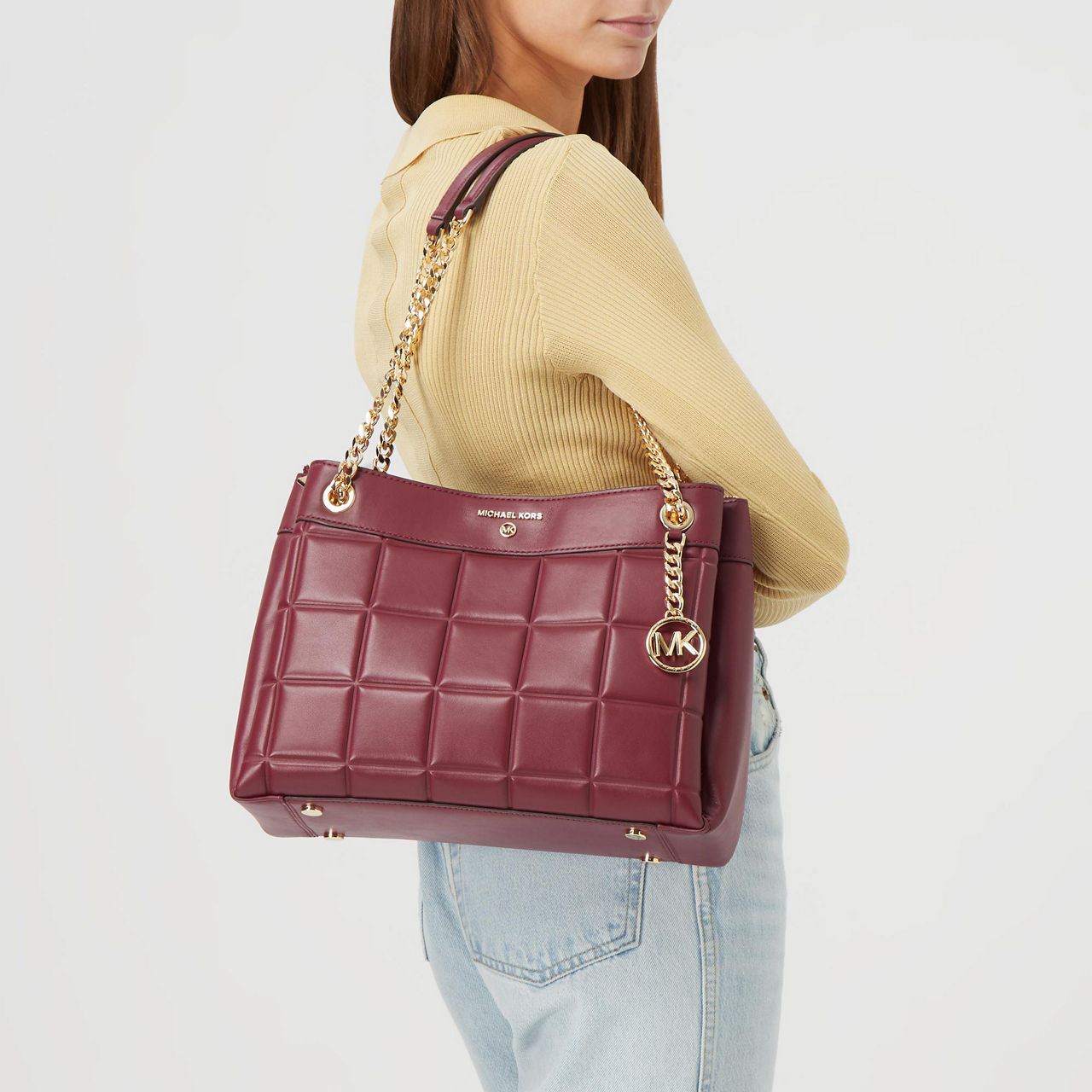 Susan medium quilted leather satchel hot sale