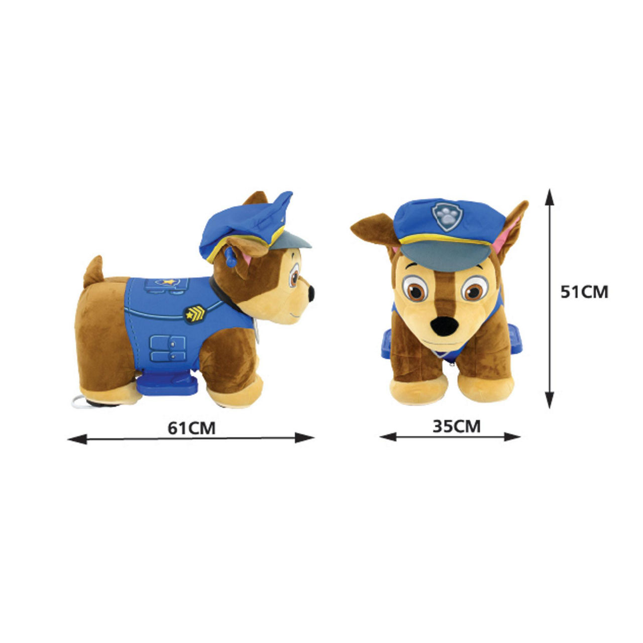 Plush ride clearance on paw patrol