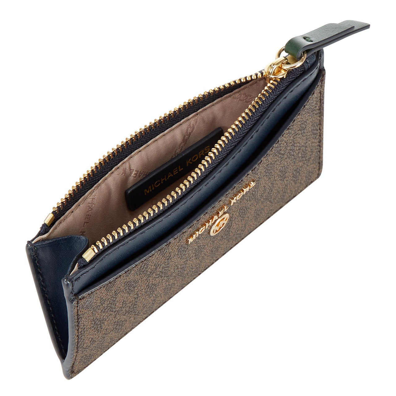 MICHAEL MICHAEL KORS Jet Set Slim Card Holder Moss