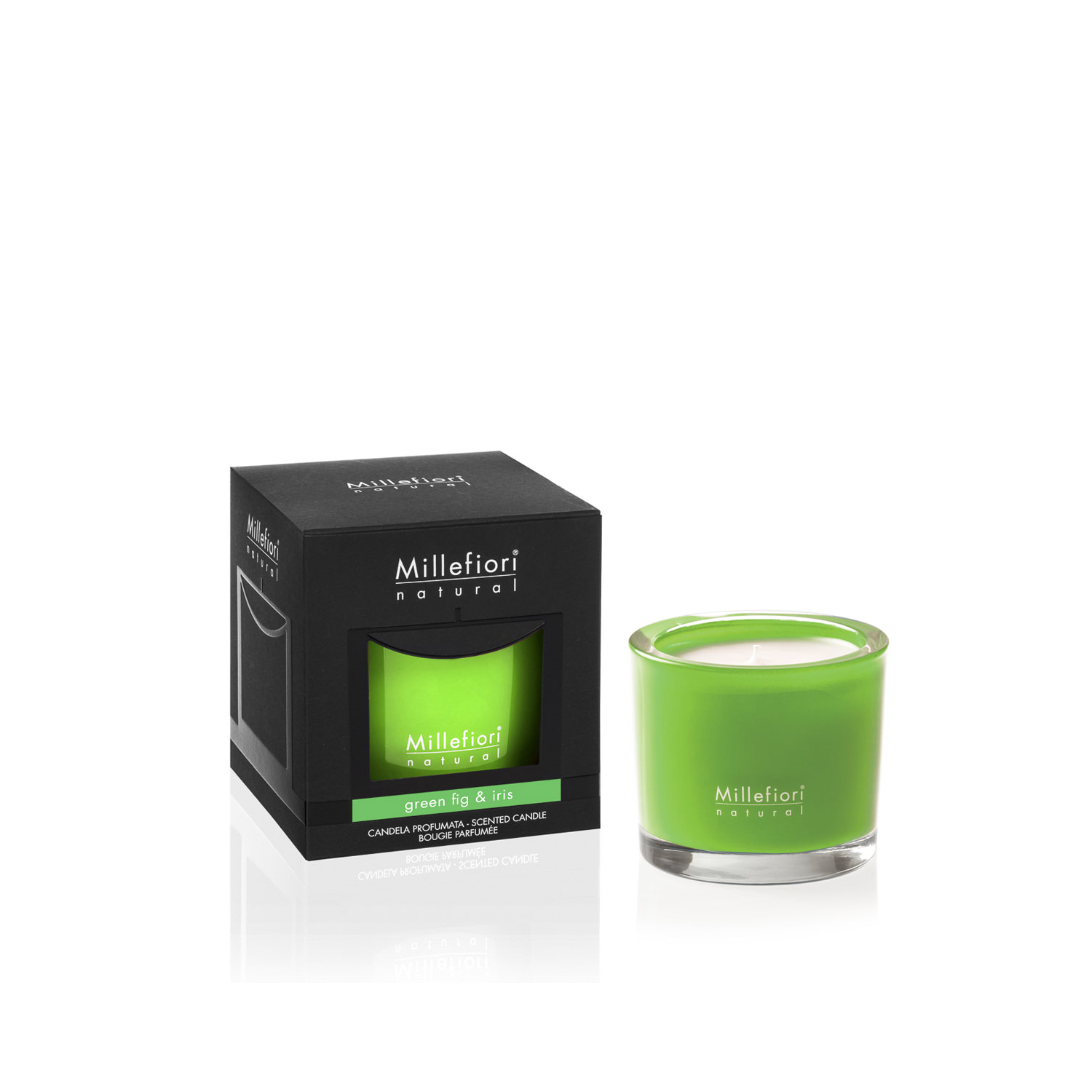 Green Fig & Iris Natural Scented Candle
