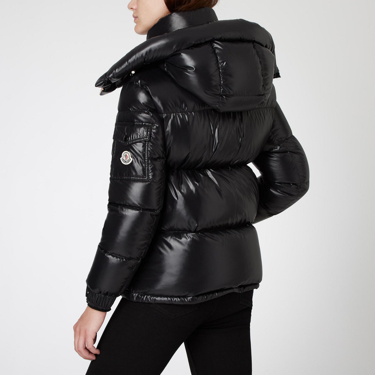 MONCLER Wilson Logo Jacket Black
