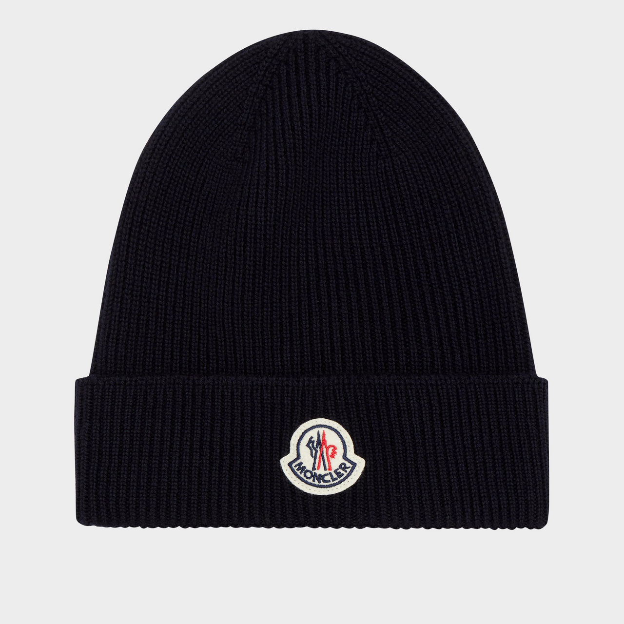 Navy cheap moncler beanie