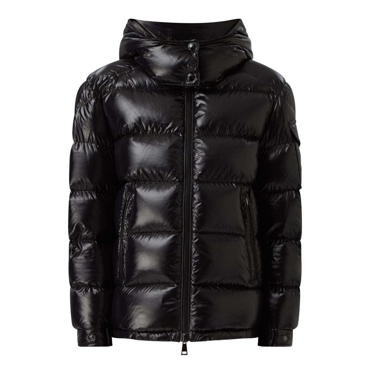 Moncler grey outlet and black jacket