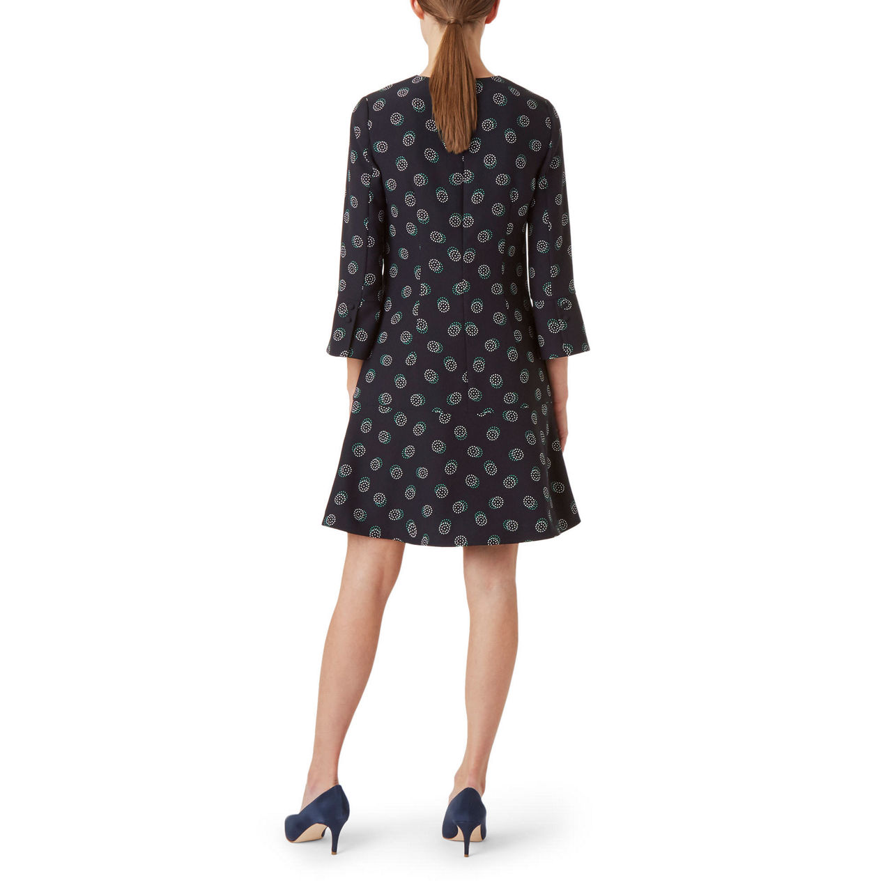 HOBBS Natalia Dress NAVY MULTI