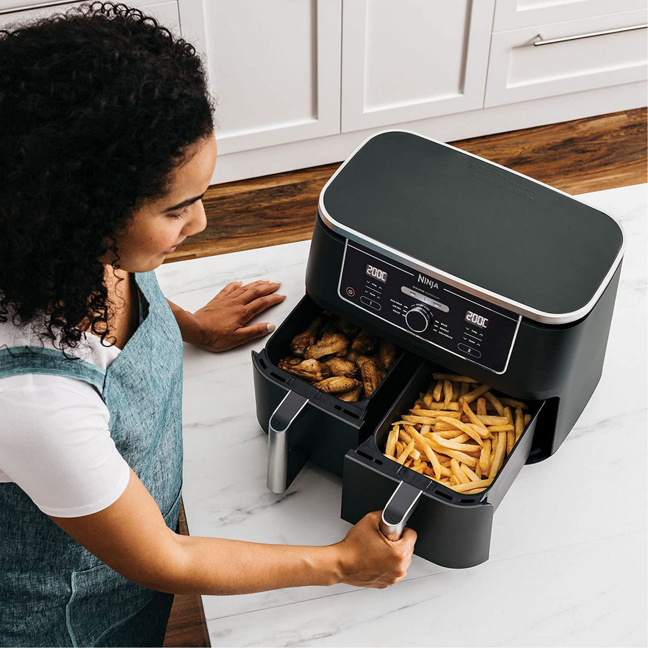 Buy Ninja Foodi MAX Dual Zone 9.5 Litre Air Fryer with Cooking