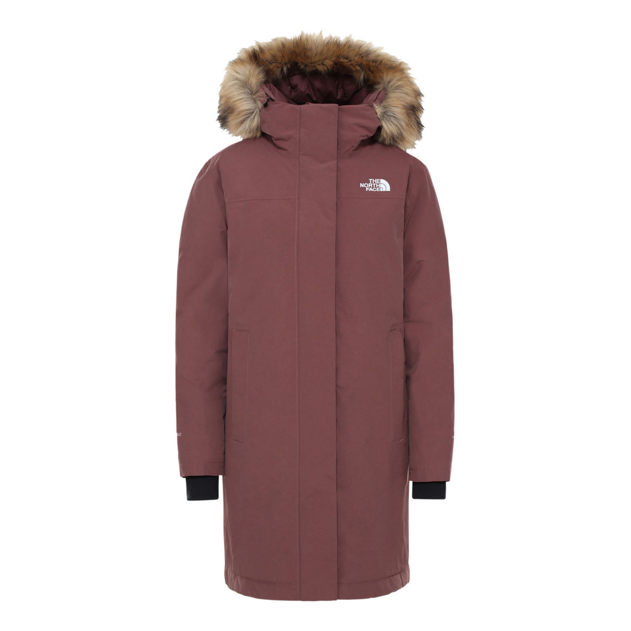 North face faux fur on sale parka