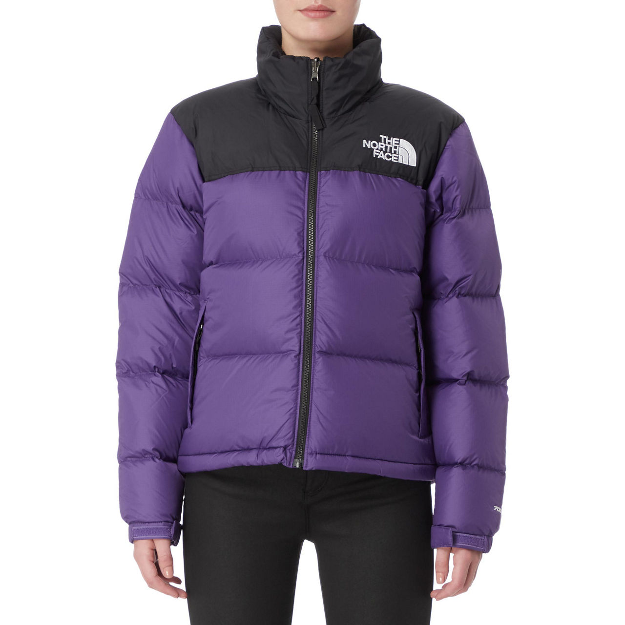 North face purple sales puffer jacket