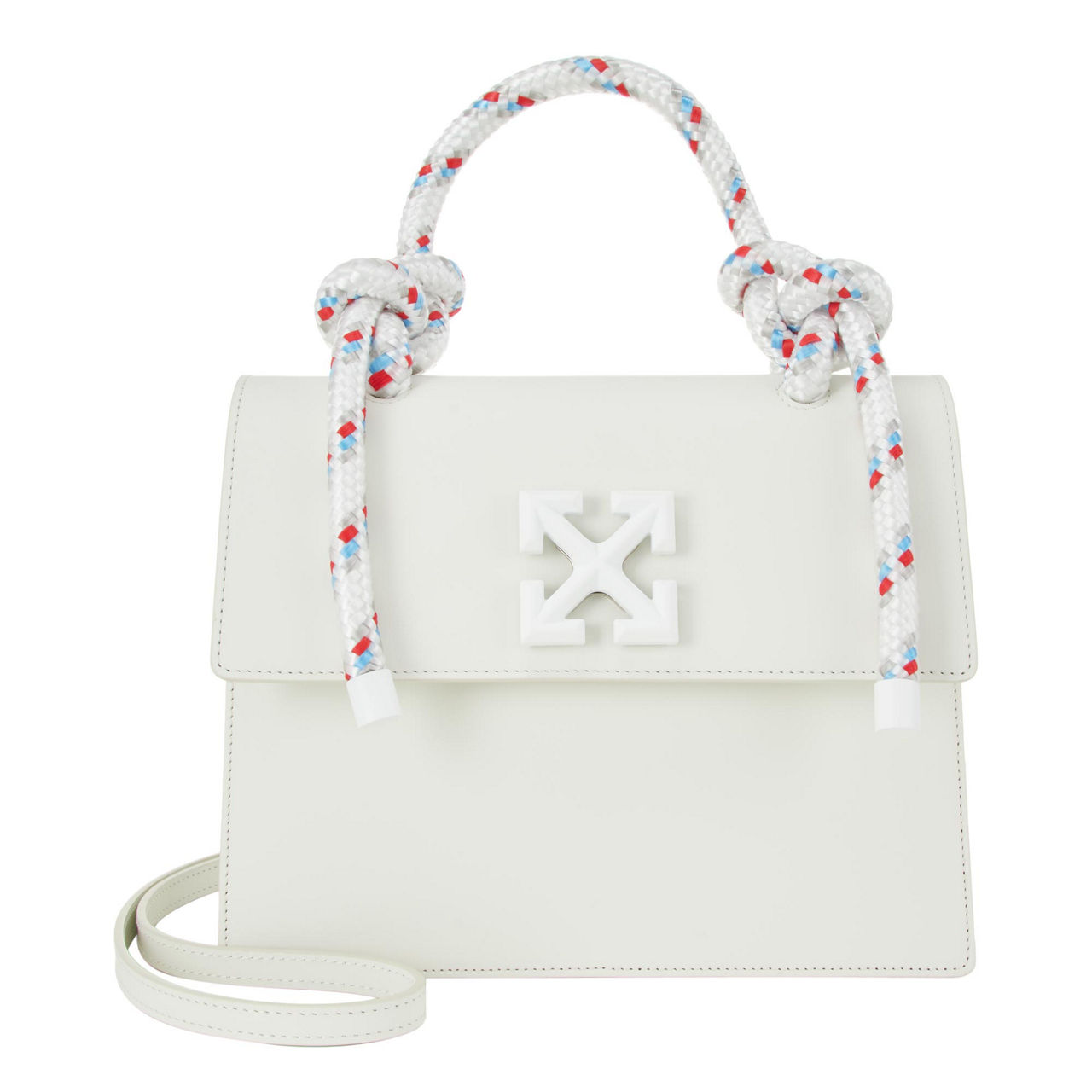 Off-White c/o Virgil Abloh Puzzle 2.8 Jitney Handbag in White