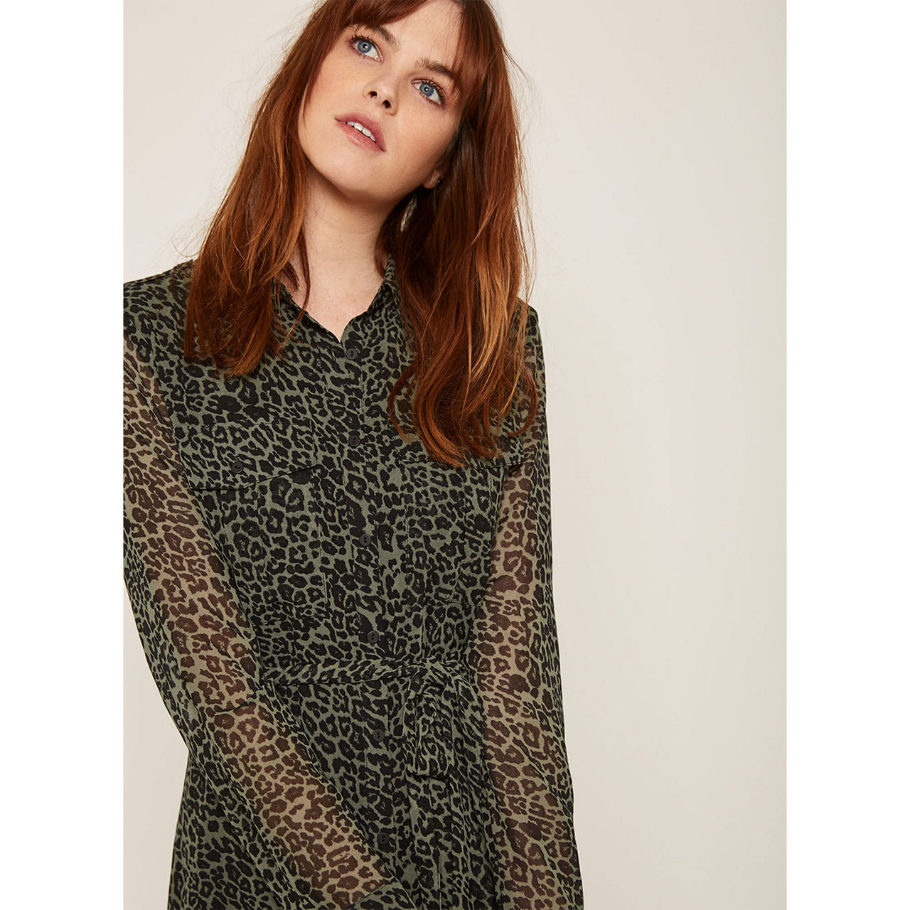 MINT VELVET Philippa Midi Shirt Dress