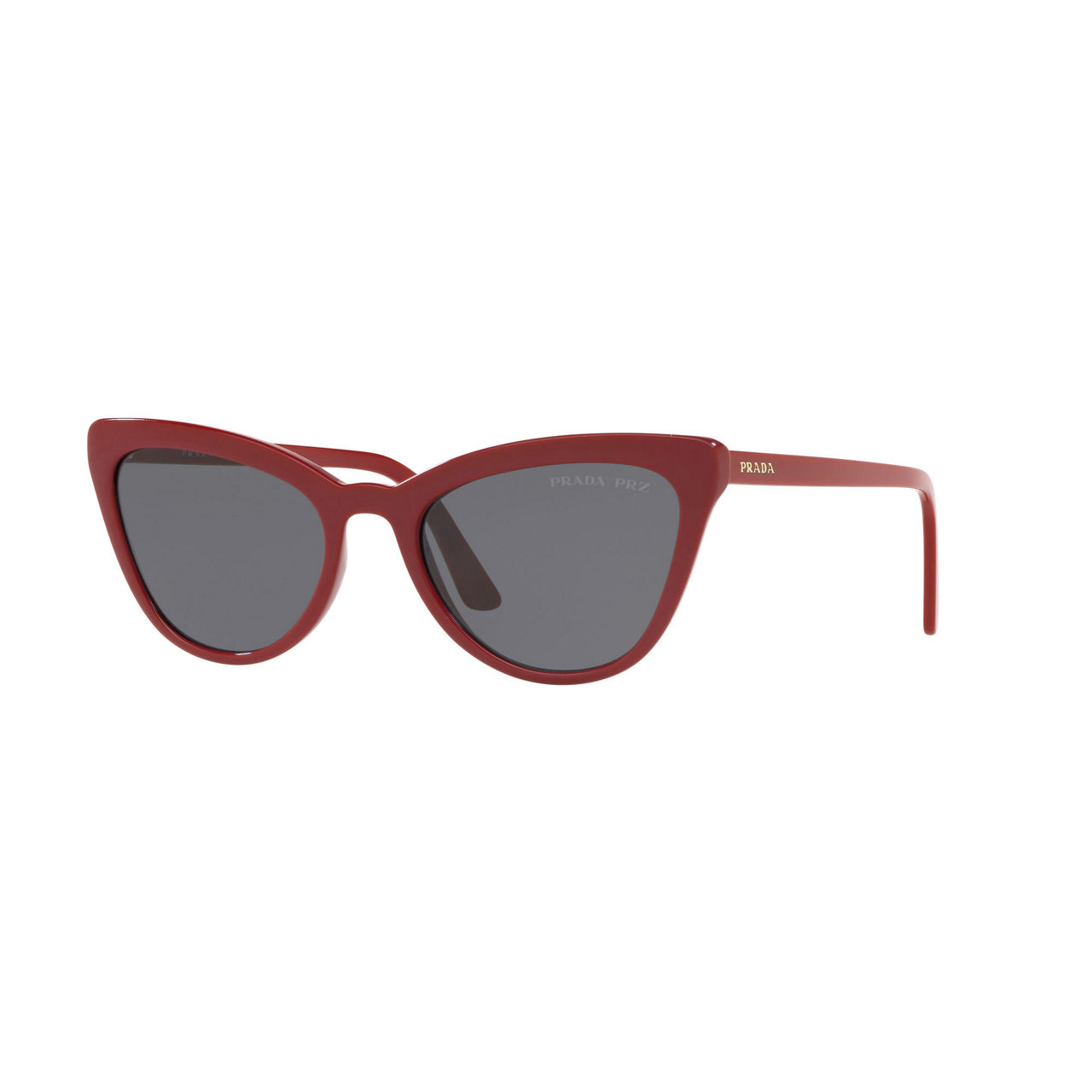 PRADA 0PR 01VS Cat Eye Sunglasses RED