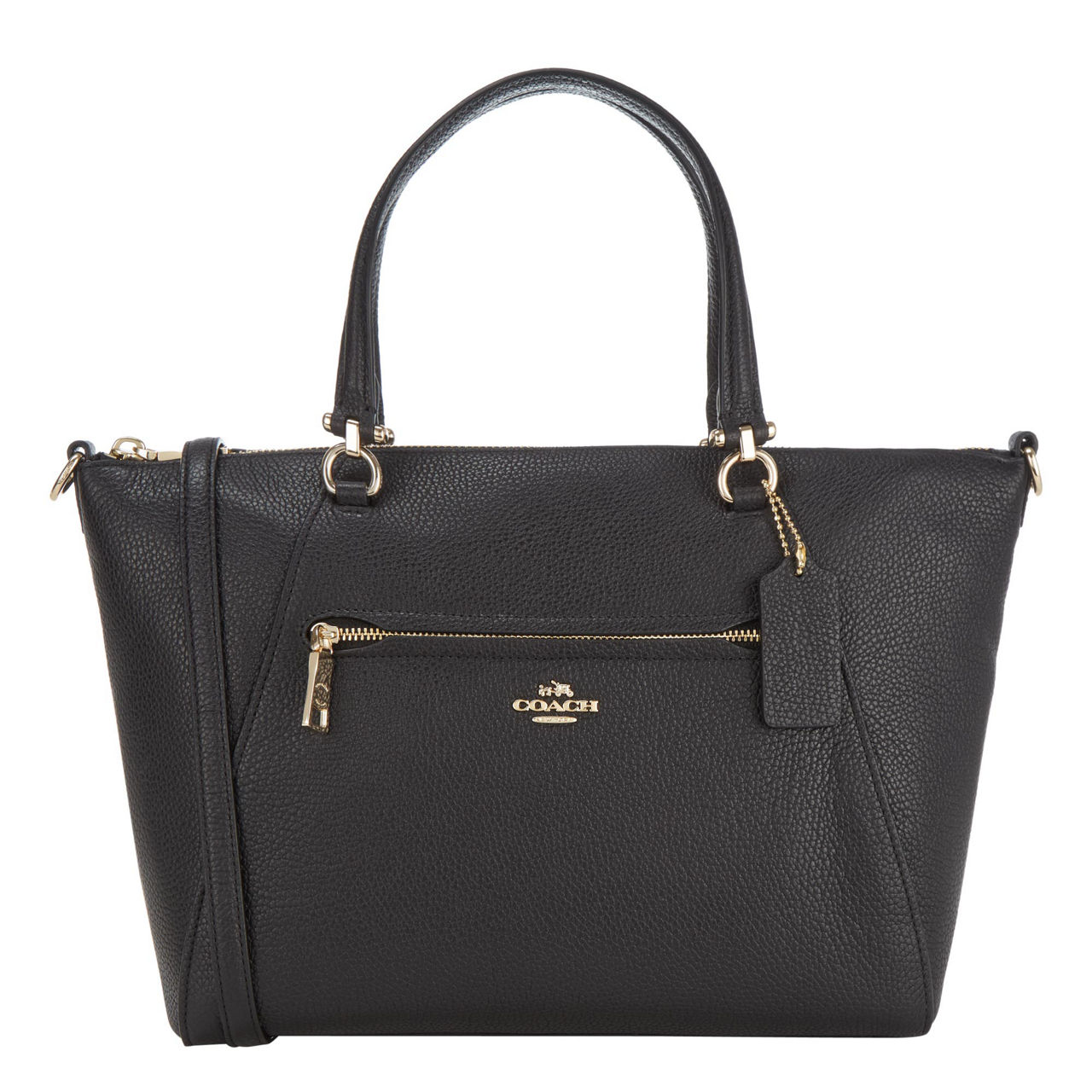 Coach black satchel handbag sale