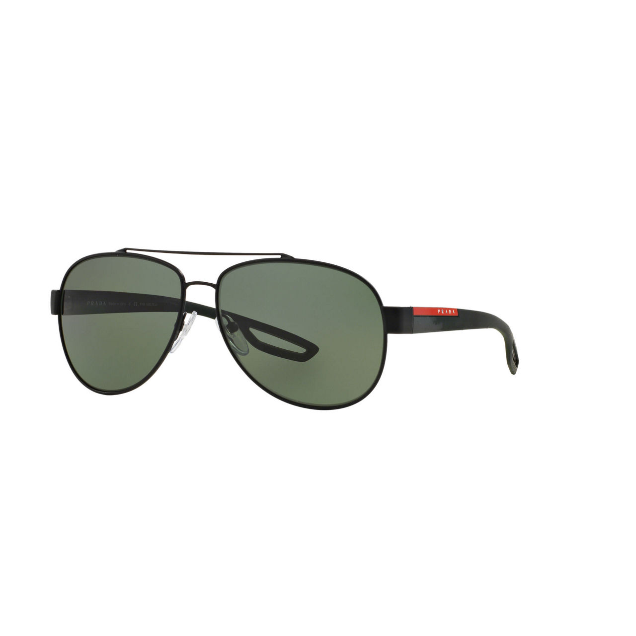 PRADA LINEA ROSSA Aviator Sunglasses PS 55QS 62