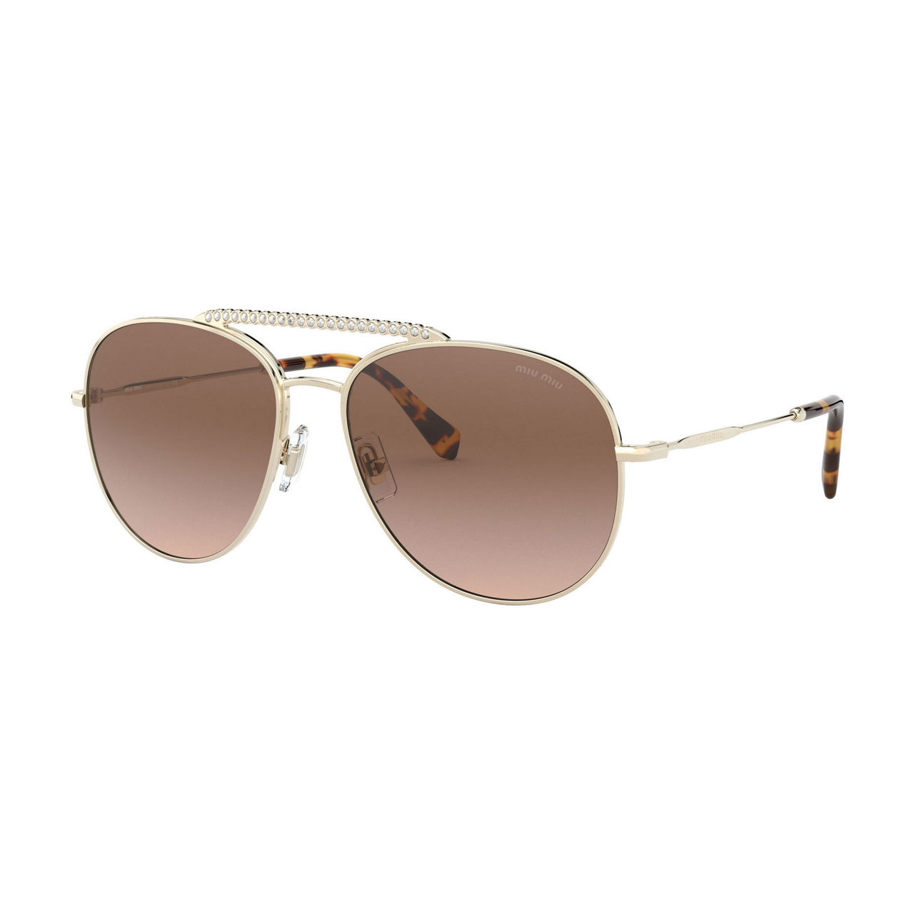 Miu miu shop mirrored sunglasses