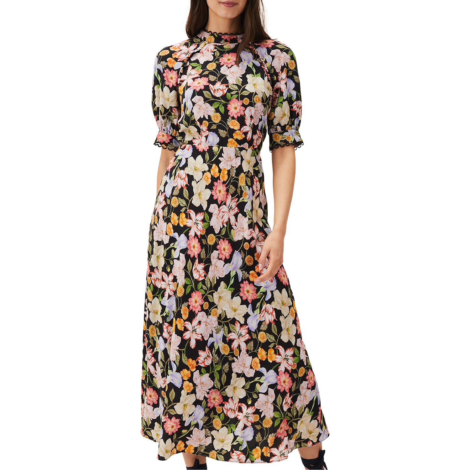 Penelope Puff Sleeve Floral Dress